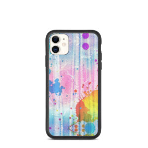 Paint Splash Biodegradable phone case