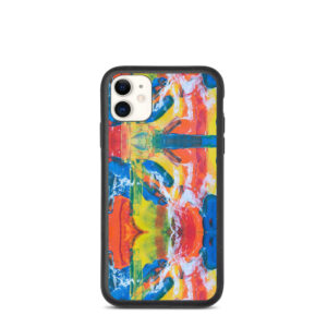 Paint Smear Biodegradable phone case