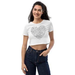 Music Love Organic Crop Top