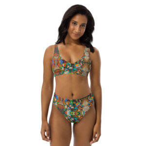 Big Ed Circle City Recycled high-waisted bikini