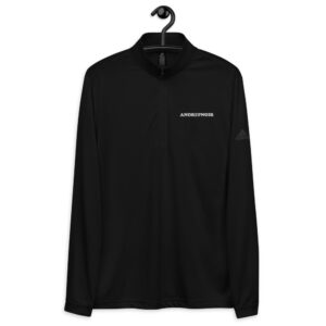 ANDREPNOIR Black Quarter Zip Pullover